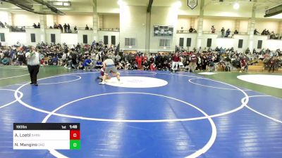 190 lbs Round Of 32 - Adam Loebl, Sharon vs Nicholas Mangino, Quincy/North Quincy