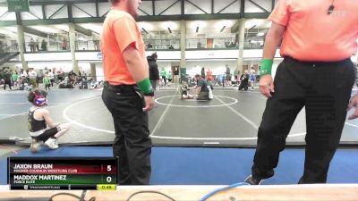 69-74 lbs Cons. Round 1 - Jaxon Braun, Maurer Coughlin Wrestling Club vs Maddox Martinez, Force Elite