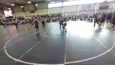 130 lbs Round Of 32 - Ryan Russell-Ortiz, AHA Patriots Wrestling vs James Hawkins, AZ Cross Trained WC