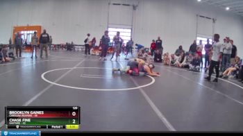 125 lbs Placement (4 Team) - Brooklyn Gaines, Carolina Reapers vs Chase Fine, Eastside