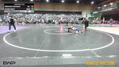 64 lbs Consi Of 8 #2 - Meshach Escobar, Hot Shots Wrestling vs Gianni Keck, Mat Assassins