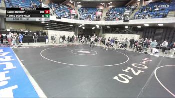 190 lbs Cons. Round 2 - Shaq Scott-Kelly, Buffalo Grove vs Hazen Murray, St. Charles (East)