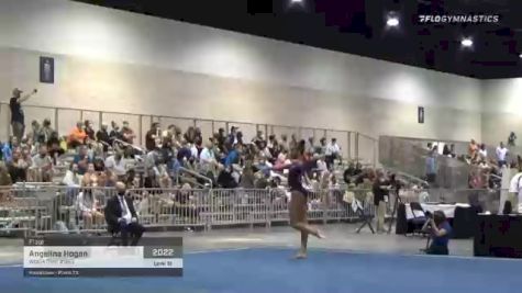 Angelina Hogan - Floor, WOGA Gym #953 - 2021 USA Gymnastics Development Program National Championships