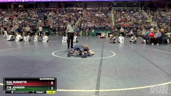 3A 113 lbs Quarterfinal - Tye Johnson, Cape Fear vs Kail Burnette, Pisgah