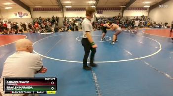 285B Quarterfinal - Braylen Maranda, Natrona County vs Aaraon Chavez, Torrington