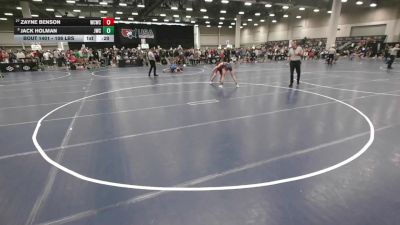 106 lbs Cons. Sub-rd Of 32 - Zayne Benson, Western Colorado Wrestling Club vs Jack Holman, Juab Wrestling Club