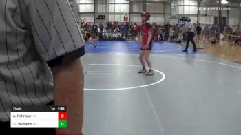 109 lbs Final - Aubrie Pehrson, The Best Wrestler vs Cecilia Williams, Williams Wrestling Club