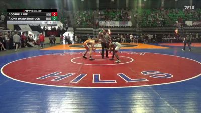 7A 126 lbs Semifinal - Cordell Lee, Huntsville vs John David Shattuck, Grissom Hs