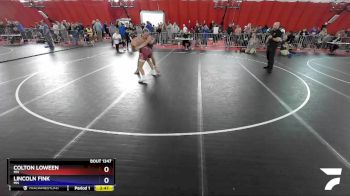 160 lbs Cons. Round 5 - Colton Loween, MN vs Lincoln Fink, MN