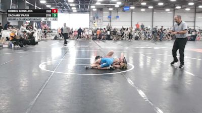84 lbs Round 4 (2:15pm Saturday) - Zachary Paris, CTWHALE vs Korbin Kiessling, PA USA