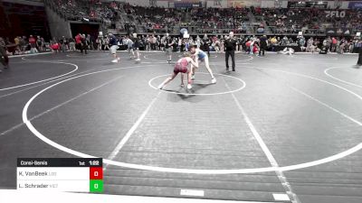 120 lbs Consolation - Kendrin VanBeek, Legends Of Gold vs Levi Schrader, Victory Wrestling