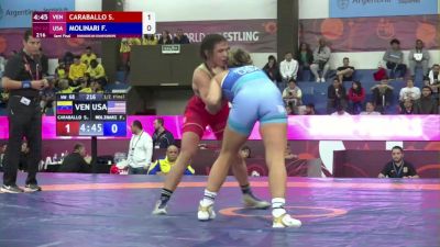 68 kg Semifinal - Forrest Molinari, USA vs Soleymi Caraballo, VEN