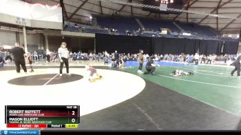 70 lbs 3rd Place Match - Robert Reffett, Moses Lake Wrestling Club vs Mason Elliott, Tahoma Jr. Bears Wrestling Club