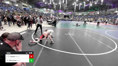 65 lbs Consi Of 4 - Travis Leeper, Bald Eagle vs Case Martinez, DC Wrestling