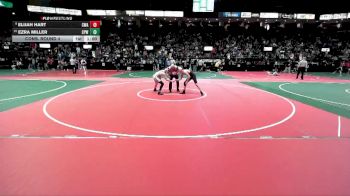 130 lbs Cons. Round 4 - Elijah Hart, CWA1 vs Ezra Miller, CPWA
