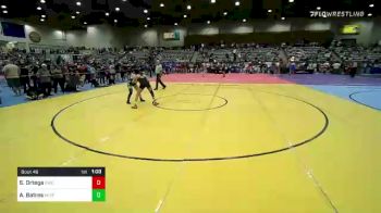 125 lbs Round Of 16 - Sara Ortega, Empire Wrestling Club vs Arianna Batres, Misfits