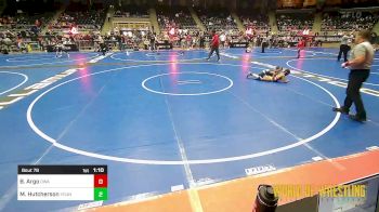 85 lbs Semifinal - Brock Argo, Oklahoma Wrestling Academy vs Marco Hutcherson, Young Guns/Hutchy Hammers