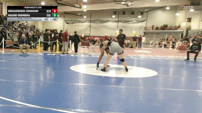 145 lbs 3rd Place - Mikiadenise Johnson, Holyoke vs Naomi Herrera, Excel Academy