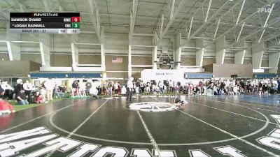47 lbs Quarterfinal - Dawson Ovard, RWC- Roy Wrestling Club vs Logan Radmall, Champions Wrestling Club