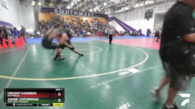 215 Boys Cons. Round 2 - Zavier Leatherman, Army/Navy Academy vs Vincent Kaesberg, San Marcos