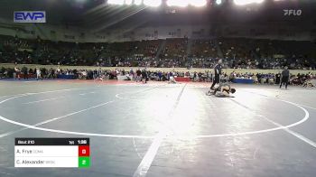 94 lbs Quarterfinal - Aidan Frye, Comanche Indians vs Corbin Alexander, Broken Arrow Junior High