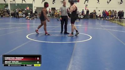 174 lbs Cons. Round 2 - Brady Walsh, Ohio Wesleyan University vs Christian Tesnow, Ohio Wesleyan University