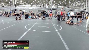 130 lbs Round 2 (4 Team) - Adrian Canales, Team Shutt vs Tristan Lenaghan, Top Dawg Academy