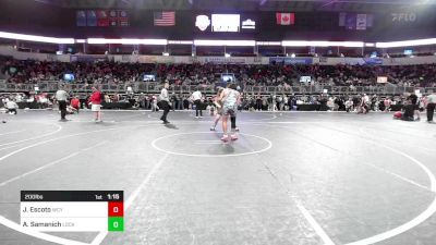 200 lbs Rr Rnd 2 - Joaquin Escoto, Webb City Youth Wrestling vs Anthony Samanich, Lockport Jr Porters