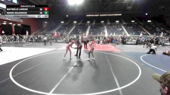 80 lbs Consolation - Maybelle Larson, Big Game WC MT vs Reese Wilkinson, The Douglas WC