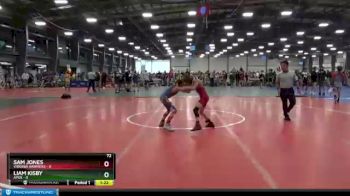 72 lbs Round 3 (6 Team) - Liam Kisby, Apex vs Sam Jones, Virginia Hammers