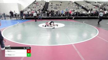 77-J lbs Quarterfinal - Logan Barry, Mayo Quanchi Judo And Wrestling vs Eli Shea, South Side Wrestling Club