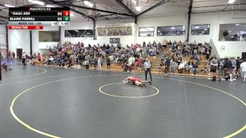 125 lbs Champ. Round 2 - Blaise Parrill, West Liberty vs Isaac Ash, Wabash