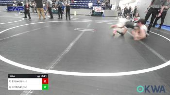 61 lbs 3rd Place - Ruger Elizondo, Blue Devil Wrestling vs Beckam Freeman, Shelton Wrestling Academy