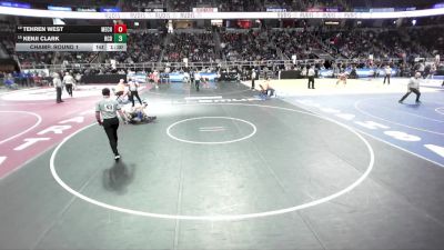 II-118 lbs Champ. Round 1 - Kenji Clark, Rye Country Day vs Tehren West, Mechanicville-Stillwater