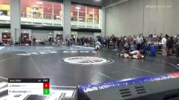 138 lbs Quarterfinal - Jaxon Brown, Wasatch vs Parker Allumbaugh, Bishop Kelly