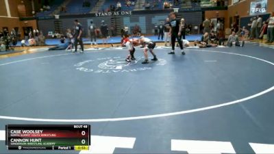 64-75 lbs Round 2 - Cannon Hunt, Sanderson Wrestling Academy vs Case Woolsey, North Summit Youth Wrestling