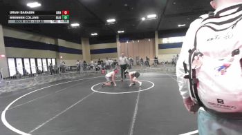 83 lbs Consi Of 8 #1 - Uriah Barabin, Grindhouse WC vs Brennen Collins, Bald Eagle WC