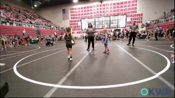 43-46 lbs Rr Rnd 2 - Gabriel Robertson, Chandler Takedown Club vs Tatum Jones, Ponca City Wildcat Wrestling