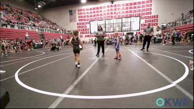 43-46 lbs Rr Rnd 2 - Gabriel Robertson, Chandler Takedown Club vs Tatum Jones, Ponca City Wildcat Wrestling