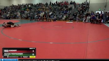 113 lbs Champ. Round 1 - Payton Montgomery, Bayfield vs Reed Goedert, Meeker