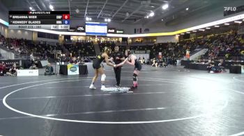 160 lbs Champ. Round 2 - Kennedy Blades, Iowa vs Breanna Wier, Simpson