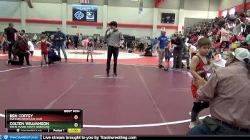 55 lbs Semifinal - Colten Williamson, White Plains Youth Wrestling vs Ben Coffey, Panther Wrestling Club
