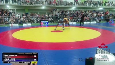 65kg 1st Place Match - Max Kershaw, Jr Huskies vs Cruz Lewis, Vanier College WC