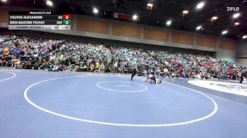 144 lbs Champ. Round 1 - Brix-Bastien Pichay, Foothill vs Colton Alexander, Beyer