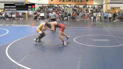 157Brown lbs Rr Rnd 2 - Wyatt Stout, Penn vs Matt Rogers, Hofstra