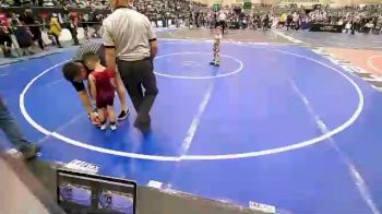 43 lbs Consi Of 8 #1 - Elijah Garcia, Eastern Sabers Wrestling vs Aiden Sanchez, Sanderson Wrestling Academy