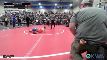 45 lbs Quarterfinal - Dante Perez, Tiger Trained Wrestling vs Kayson Newcomb, Columbus Wrestling Club