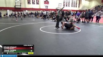 157 lbs Cons. Round 4 - Dylan Straley, Southern Oregon vs Travis Thorpe, Southern Oregon