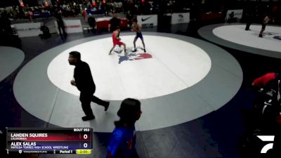 100 lbs Cons. Round 1 - Landen Squires, California vs Alex Salas, Matilda Torres High School Wrestling