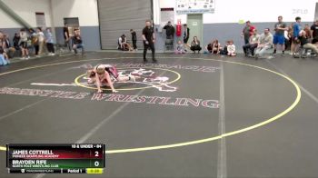 84 lbs Cons. Semi - Brayden Rife, North Pole Wrestling Club vs James Cottrell, Pioneer Grappling Academy